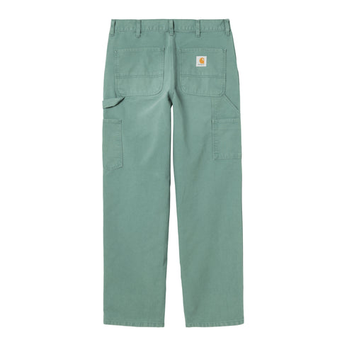 Carhartt WIP Single Knee Pant Pantlon - Silver Pine Stone Canvas - Streetart.fr