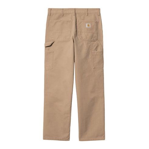 Carhartt WIP Single Knee Pant Peanut Aged Canvas - Streetart.fr