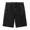 Carhartt Wip Single Knee Short - Black Stone Washed - Streetart.fr