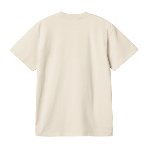 Carhartt WIP S/S American Script - Natural - Streetart.fr