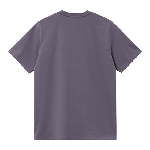 Carhartt WIP S/S American Script - Shady Purple - Streetart.fr