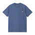 Carhartt Wip S/S American Script T-Shirt - Blue Iris - Streetart.fr
