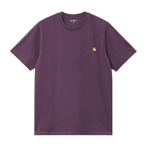 Carhartt Wip S/S American Script T-Shirt Huckleberry - Streetart.fr