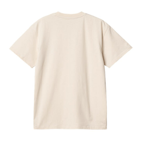 Carhartt Wip S/S American Script T-Shirt Natural - Streetart.fr