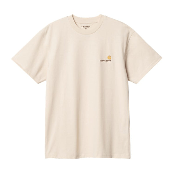 Carhartt Wip S/S American Script T-Shirt Natural - Streetart.fr