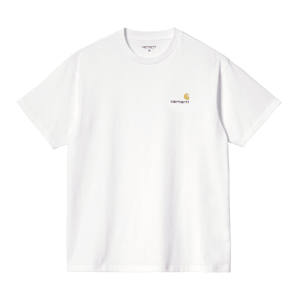 Carhartt WIP S/S American Script - White — t-shirt