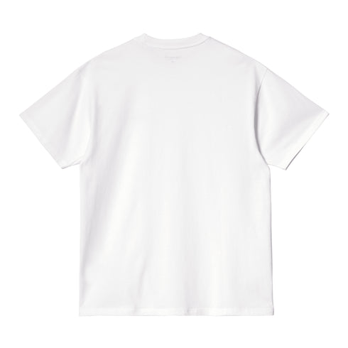 Carhartt WIP S/S American Script - White - Streetart.fr