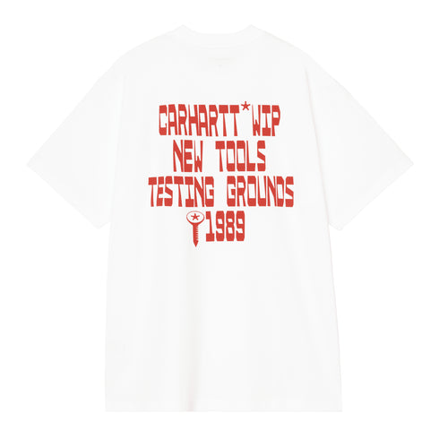 Carhartt WIP S/S Blocks - White - Streetart.fr