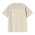 Carhartt WIP S/S Boxed T-Shirt - Fleur De Sel Garment Dyed - Streetart.fr