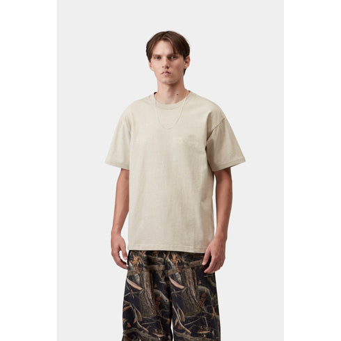 Carhartt WIP S/S Boxed T-Shirt - Fleur De Sel Garment Dyed - Streetart.fr