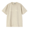 Carhartt WIP S/S Boxed T-Shirt - Fleur De Sel Garment Dyed - Streetart.fr