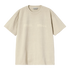 Carhartt WIP S/S Boxed T-Shirt - Fleur De Sel Garment Dyed - Streetart.fr