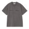 Carhartt WIP S/S Boxed T-Shirt - Soot Garment Dyed - Streetart.fr
