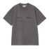 Carhartt WIP S/S Boxed T-Shirt - Soot Garment Dyed - Streetart.fr