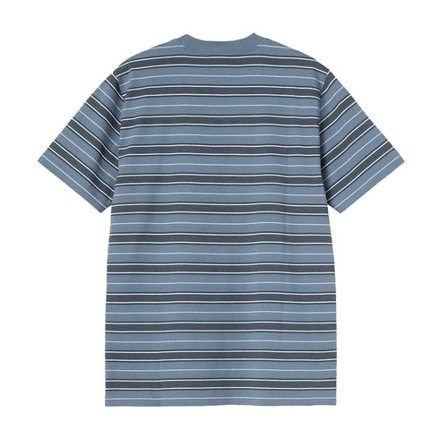 Carhartt WIP S/S Bronson T-Shirt - Bronson Stripe / Icesheet — vue 2