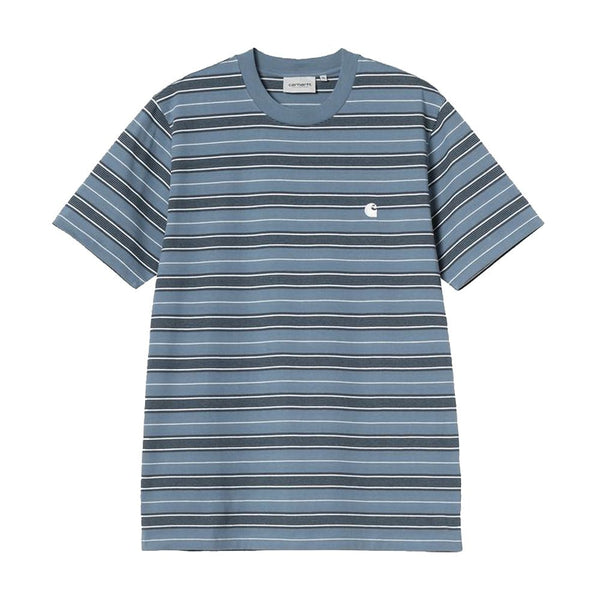 Carhartt WIP S/S Bronson T-Shirt - Bronson Stripe / Icesheet - Streetart.fr