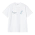 Carhartt WIP S/S C Trip - White - Streetart.fr