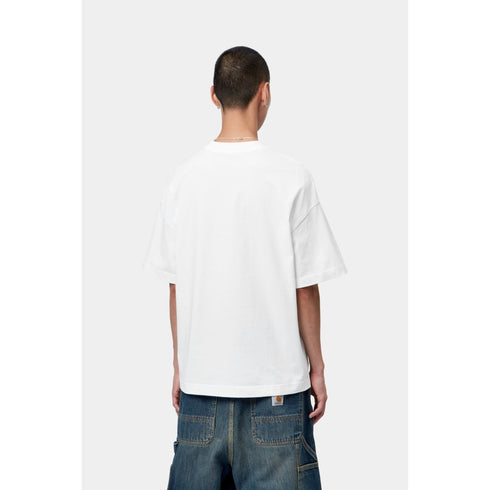 Carhartt WIP S/S Chapter Script T-Shirt - White / Black - Streetart.fr