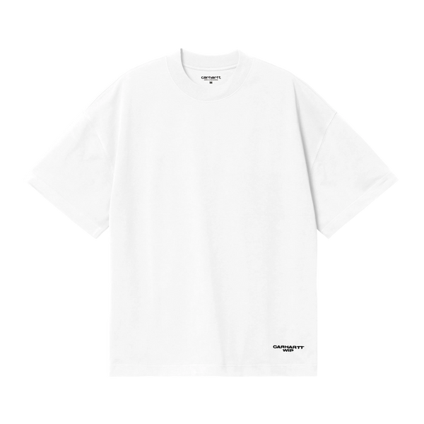 Carhartt WIP S/S Chapter Script T-Shirt - White / Black - Streetart.fr
