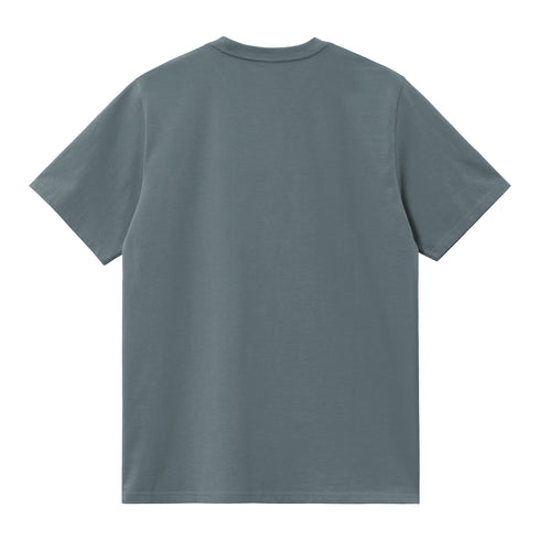 Carhartt WIP S/S Chase - Cozy Blue / Gold - Streetart.fr