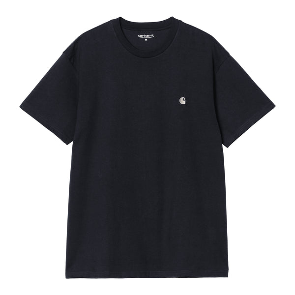 Carhartt WIP S/S Chase - Dark Navy / Gold — t-shirt