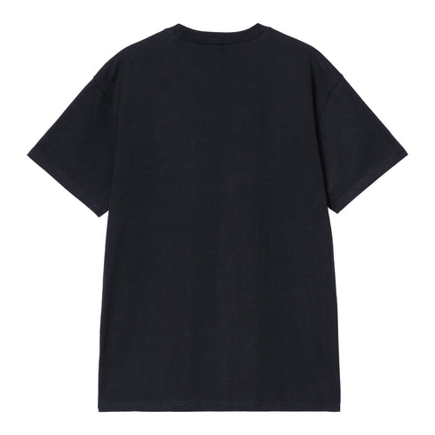Carhartt WIP S/S Chase - Dark Navy / Gold - Streetart.fr