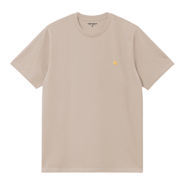 Carhartt WIP S/S Chase - Fleur De Sel / Gold — t-shirt