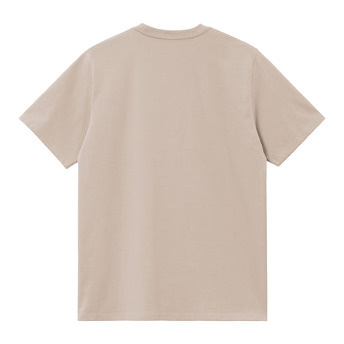 Carhartt WIP S/S Chase - Fleur De Sel / Gold - Streetart.fr