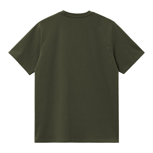 Carhartt WIP S/S Chase - Olive / Gold - Streetart.fr
