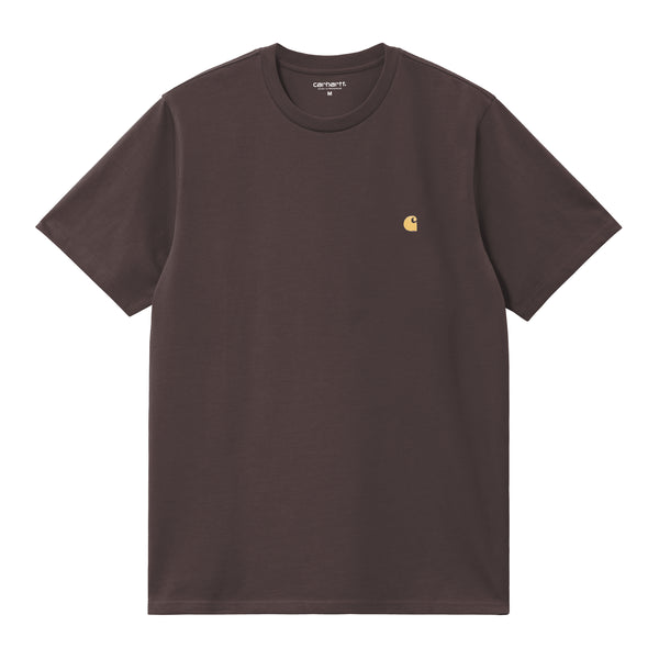 Carhartt WIP S/S Chase - Shale / Gold — t-shirt