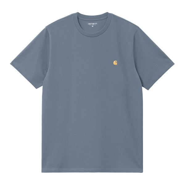 Carhartt WIP S/S Chase T-Shirt - Icesheet / Gold - Streetart.fr