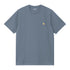 Carhartt WIP S/S Chase T-Shirt - Icesheet / Gold - Streetart.fr