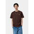 Carhartt WIP S/S Chase T-Shirt - Palisander / Gold - Streetart.fr