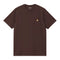 Carhartt WIP S/S Chase T-Shirt - Palisander / Gold - Streetart.fr