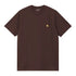 Carhartt WIP S/S Chase T-Shirt - Palisander / Gold - Streetart.fr