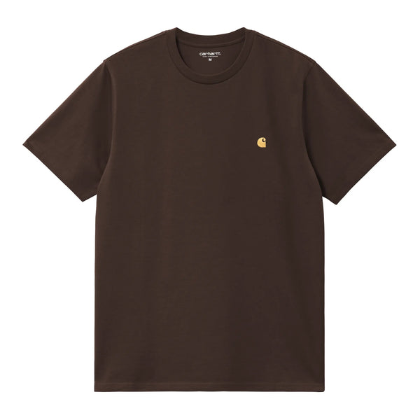 Carhartt Wip S/S Chase T-Shirt - Tobacco / Gold - Streetart.fr