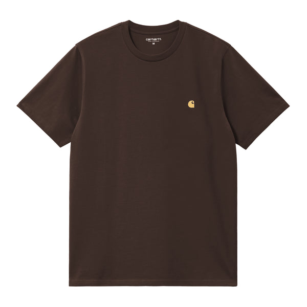 Carhartt WIP S/S Chase - Tobacco / Gold — t-shirt