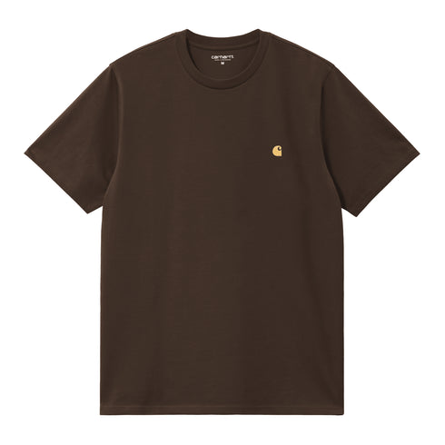 Carhartt WIP S/S Chase - Tobacco / Gold - Streetart.fr