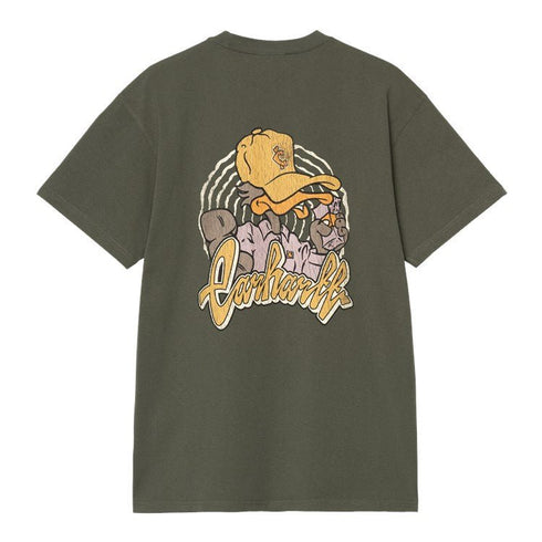 Carhartt Wip S/S Chedda T-Shirt - Opuntia Heavy Stone Wash - Streetart.fr