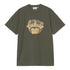 Carhartt Wip S/S Chedda T-Shirt - Opuntia Heavy Stone Wash - Streetart.fr