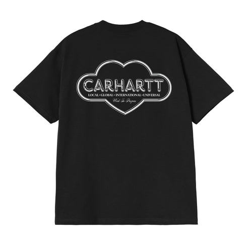 Carhartt WIP S/S Cloud Heart - Black - Streetart.fr