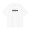 Carhartt WIP S/S Deconstructed Label - White - Streetart.fr