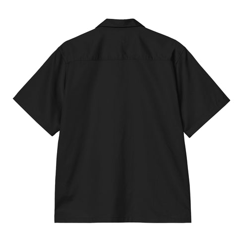 Carhartt WIP S/S Delray Shirt - Black / White - Streetart.fr