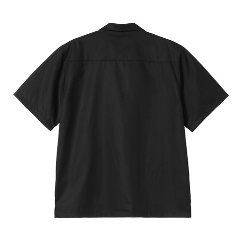 Carhartt WIP S/S Delray Shirt - Black / White - Streetart.fr