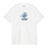 Carhartt WIP S/S Dirty Laundry T-Shirt - White - Streetart.fr