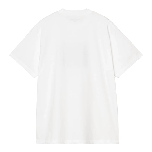 Carhartt WIP S/S Dirty Laundry T-Shirt - White - Streetart.fr