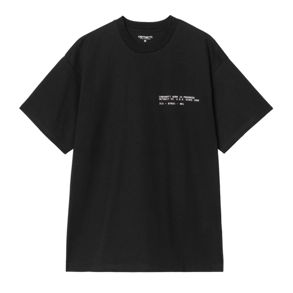 Carhartt WIP S/S Feather Progress T-Shirt - Black - Streetart.fr