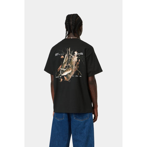 Carhartt WIP S/S Feather Progress T-Shirt - Black - Streetart.fr