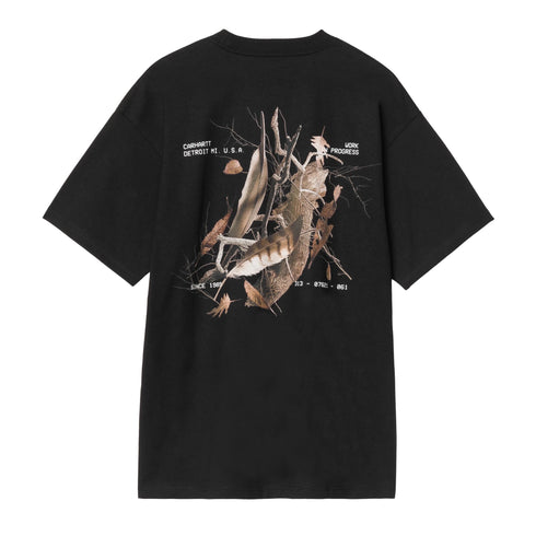 Carhartt WIP S/S Feather Progress T-Shirt - Black - Streetart.fr