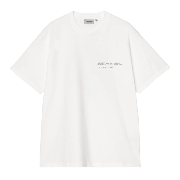 Carhartt WIP S/S Feather Progress T-Shirt - White - Streetart.fr